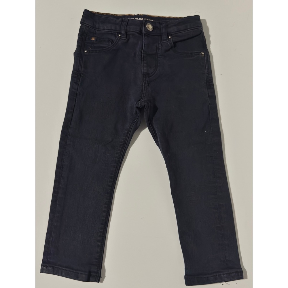 Size 4T - Tommy Hilfiger Boys Slim Fit Jeans Dark Navy Blue Denim Pants